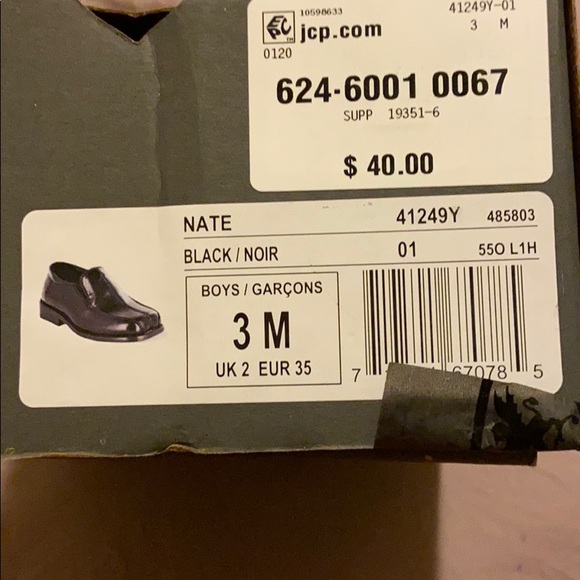 Kids STACY ADAMS SHOES NEVER WORN - Picture 3 of 4